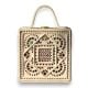 Mini Mandala Lippan Art Handcrafted Square Sling Bag